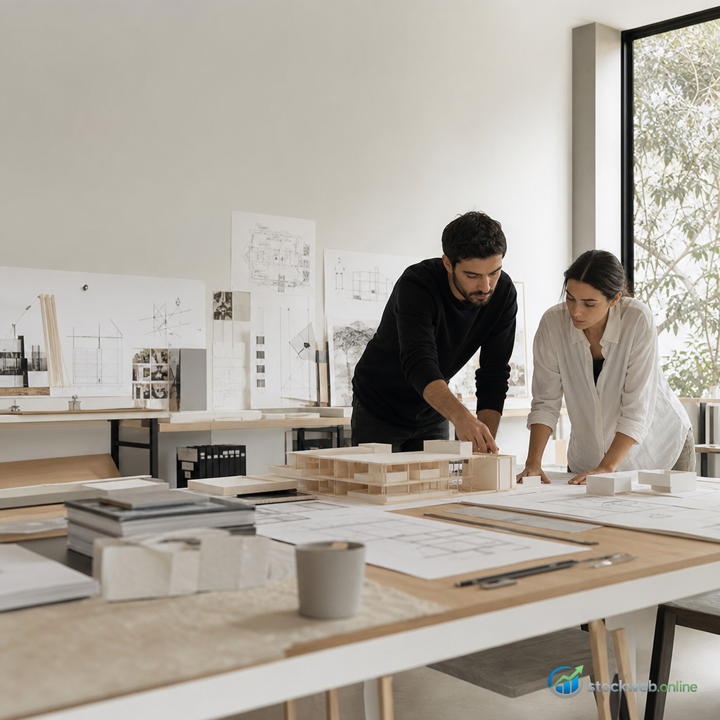 Imagen IA para estudio de arquitectura en seccion de beneficios 034