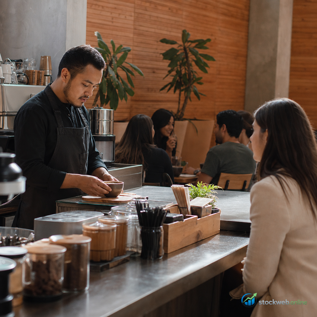 Imagen IA para cafeteria de especialidad en seccion de beneficios 036