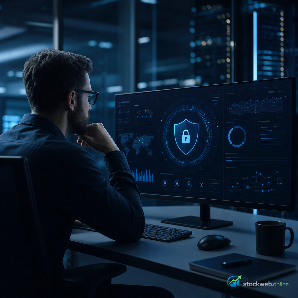 Imagen de stock gratis para pagina web de ciberseguridad