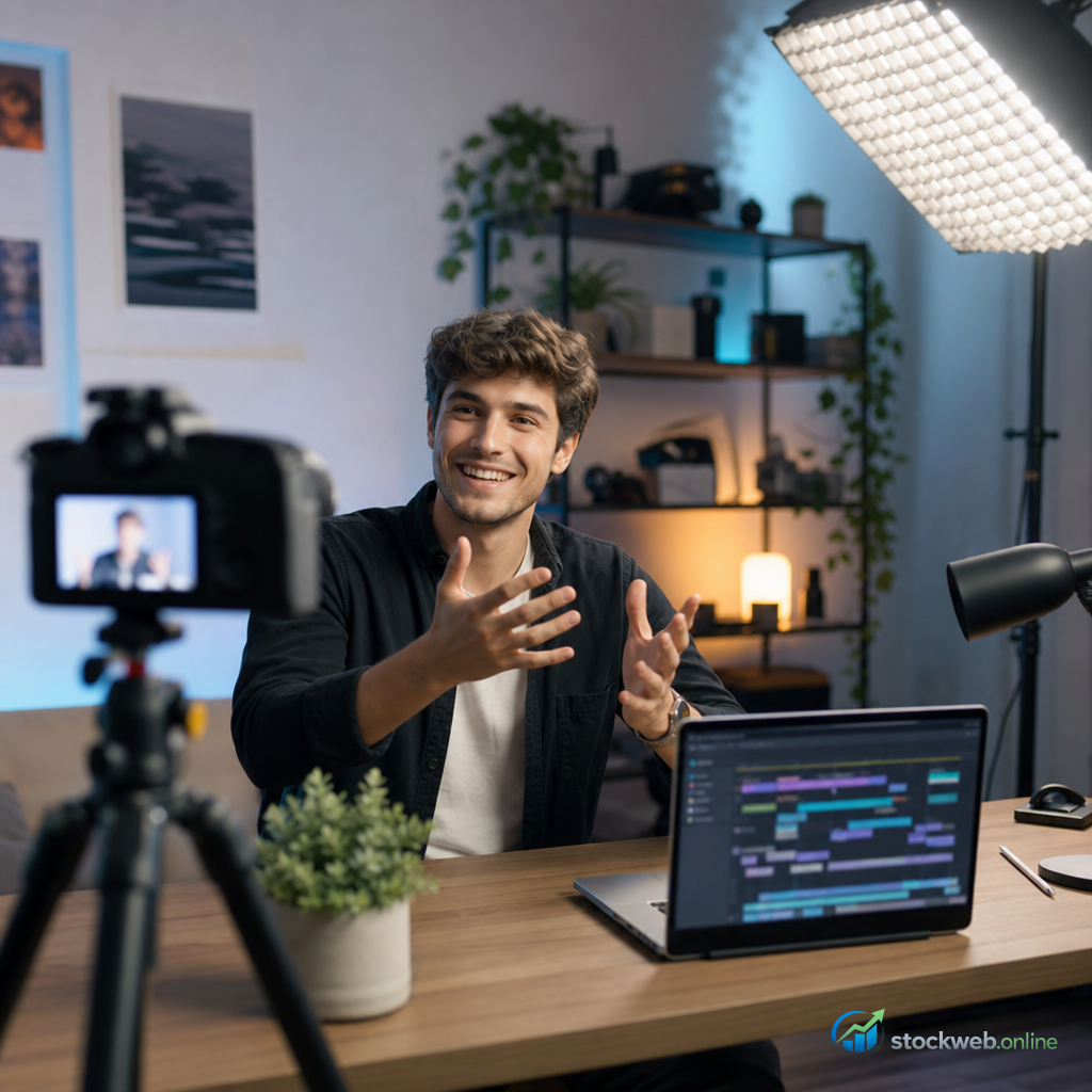 Imagen de stock gratis para pagina web de creadores de contenido