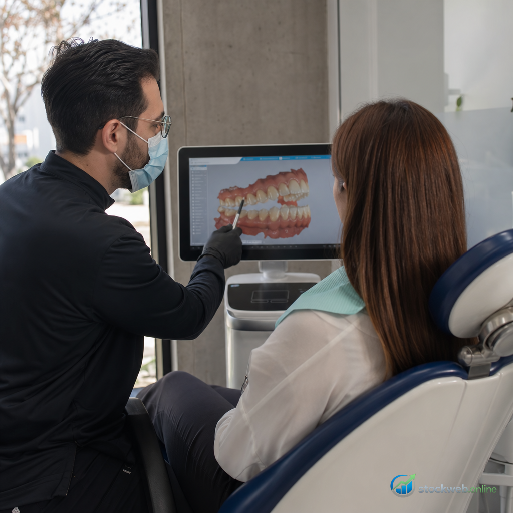 Imagen IA para clinica dental moderna en hero principal 009