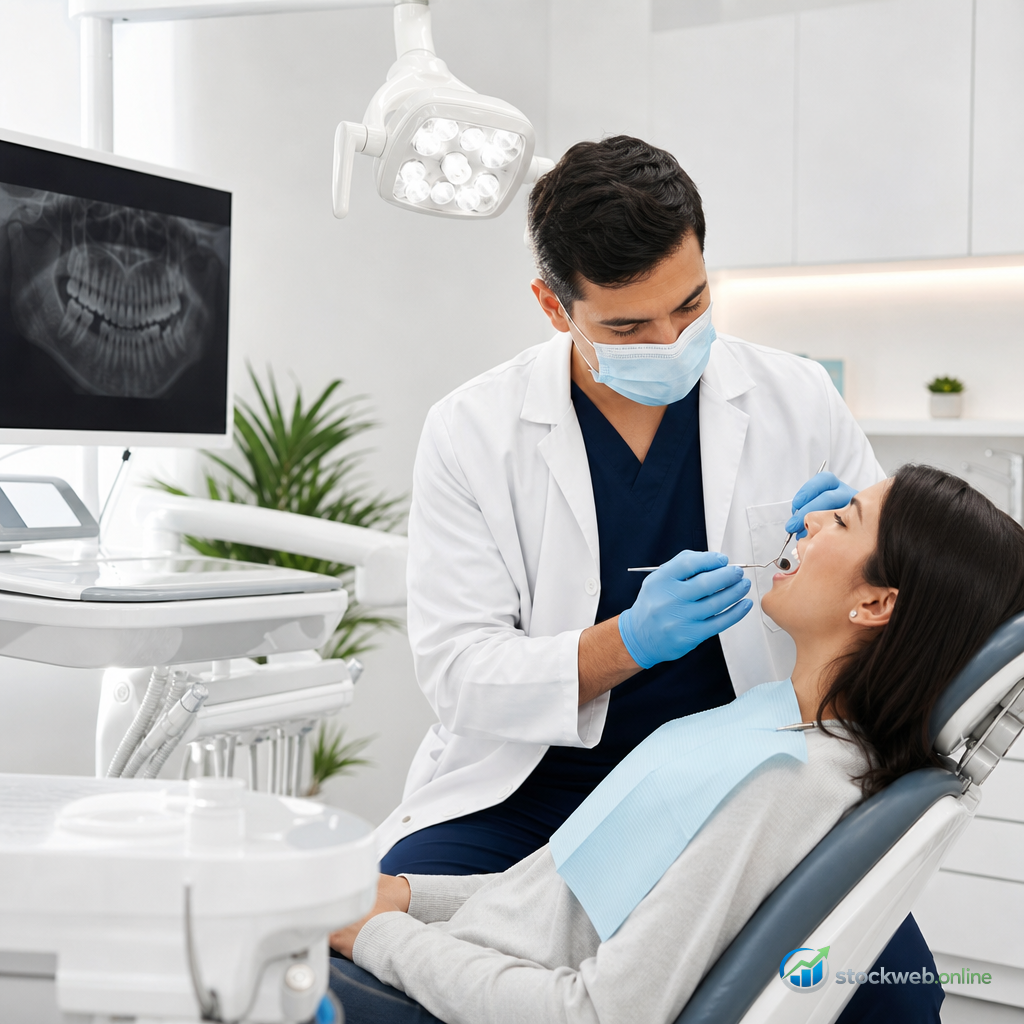 Imagen IA para página web de dentista en México