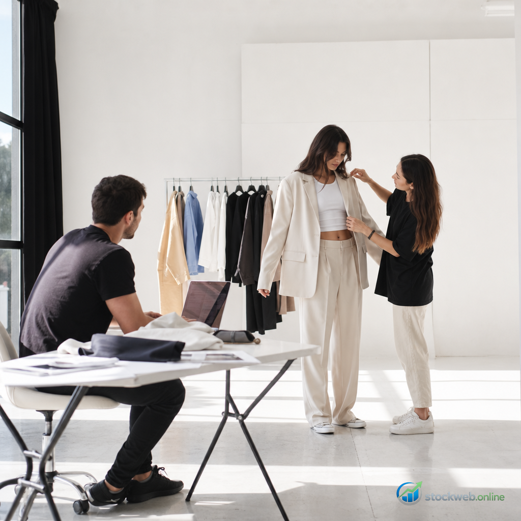 Imagen IA para tienda online de moda en banner de servicio 104