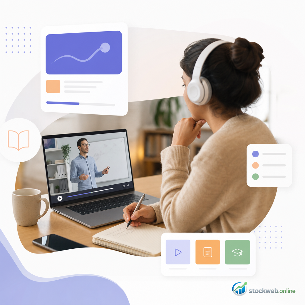 Imagen IA para plataforma de cursos online