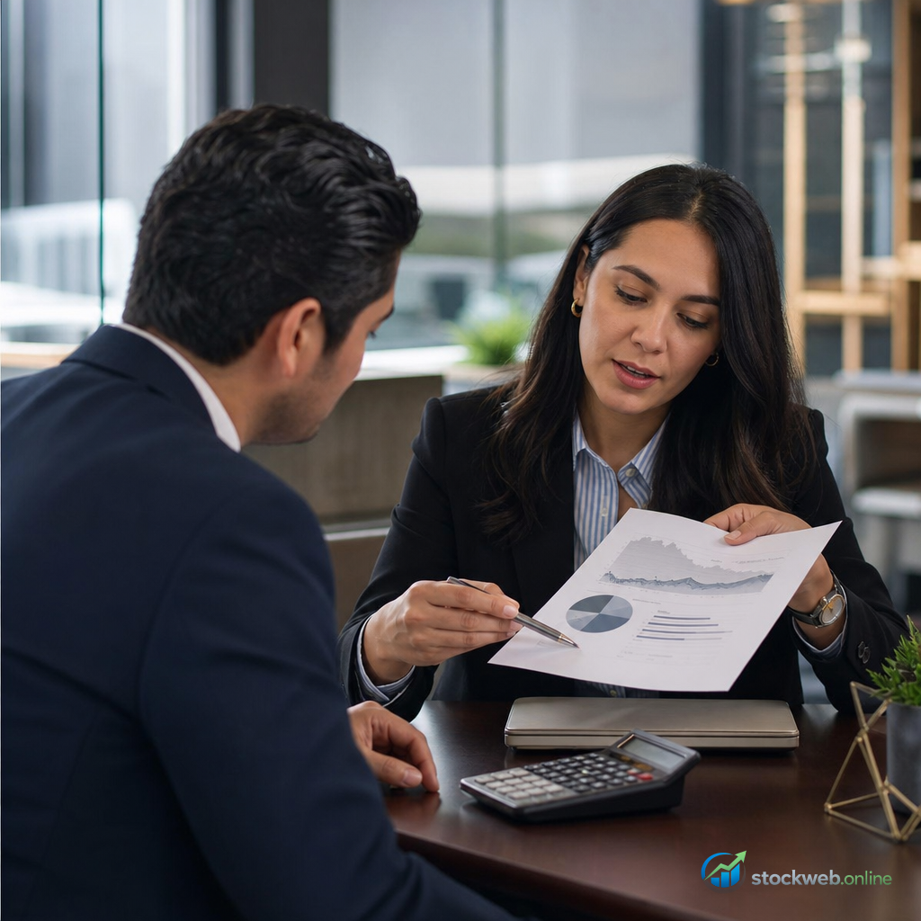 Imagen IA para asesoria financiera en banner de servicio 107