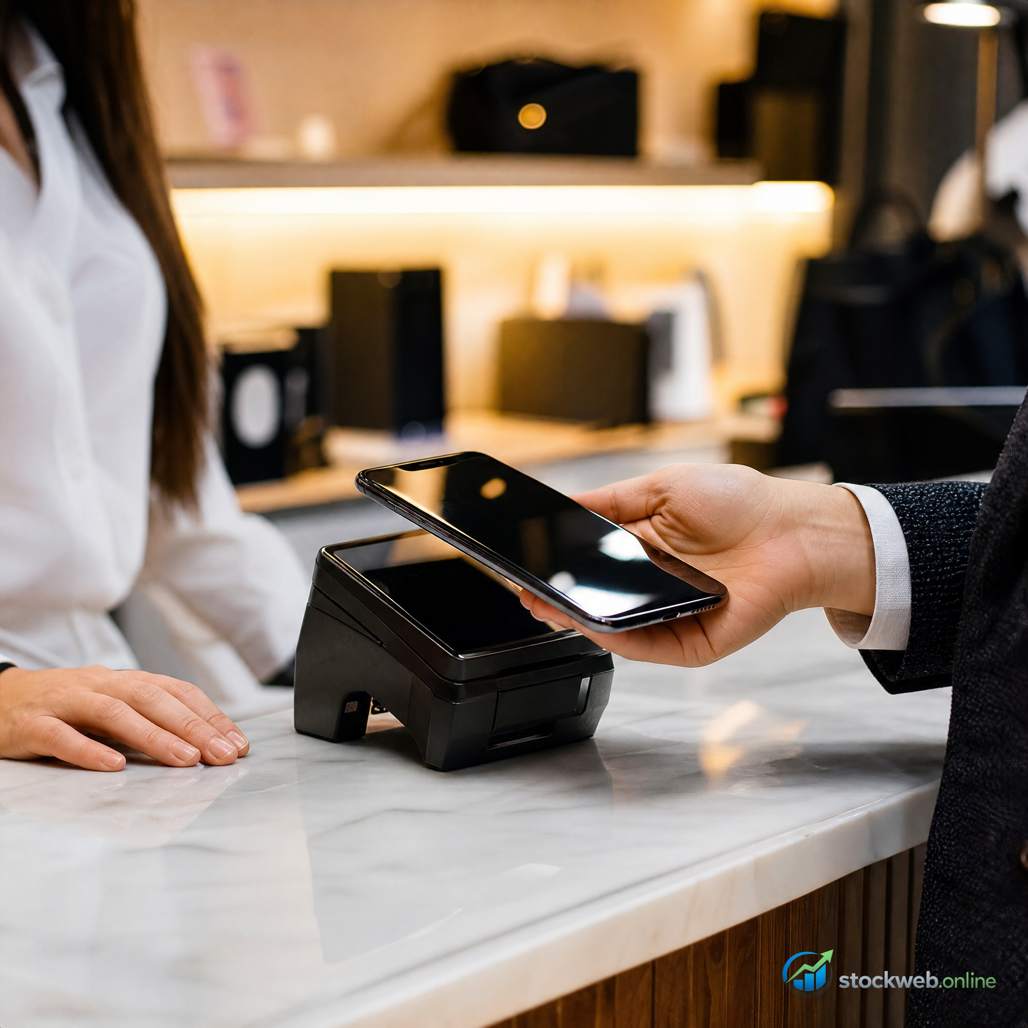 Imagen ultra HD para fintech con pago contactless