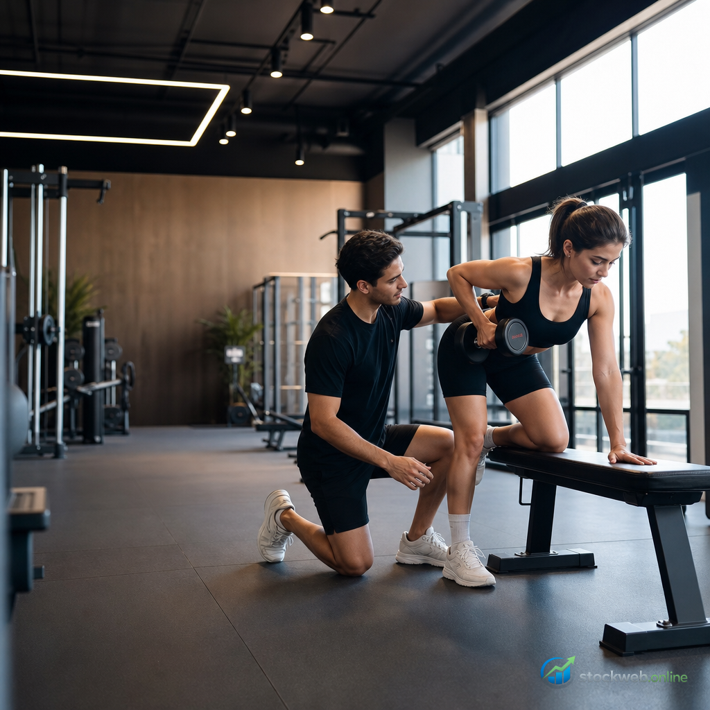 Imagen IA para gimnasio premium en blog SEO 139