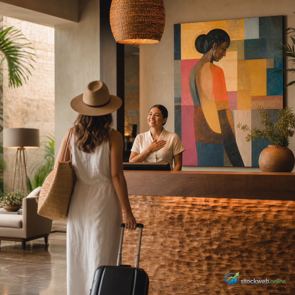 Imagen IA para hotel boutique con experiencia local