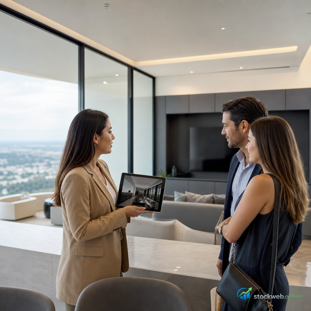 Imagen IA para inmobiliaria premium en banner de servicio 110