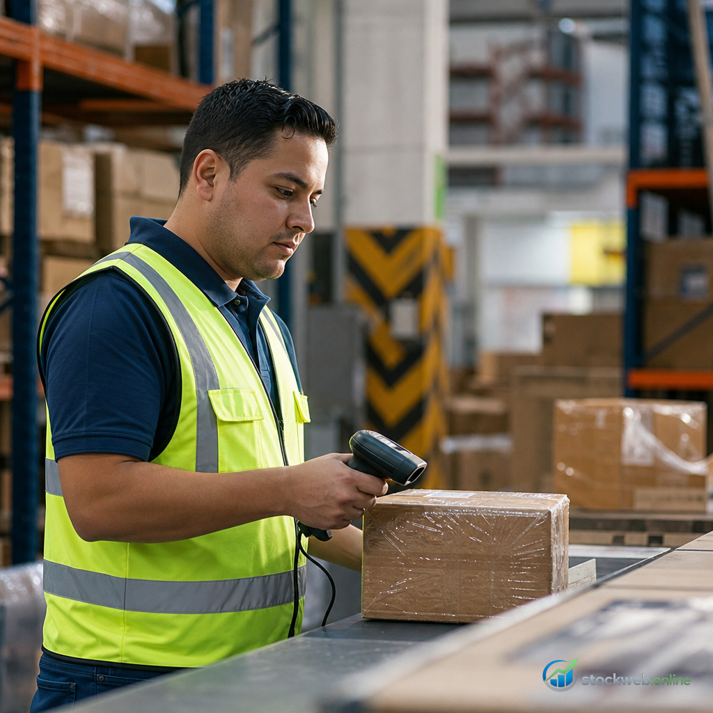 Imagen IA para logistica inteligente en seccion de beneficios 049
