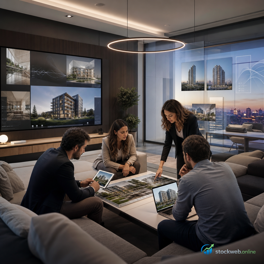 Imagen IA para campanas de preventa inmobiliaria