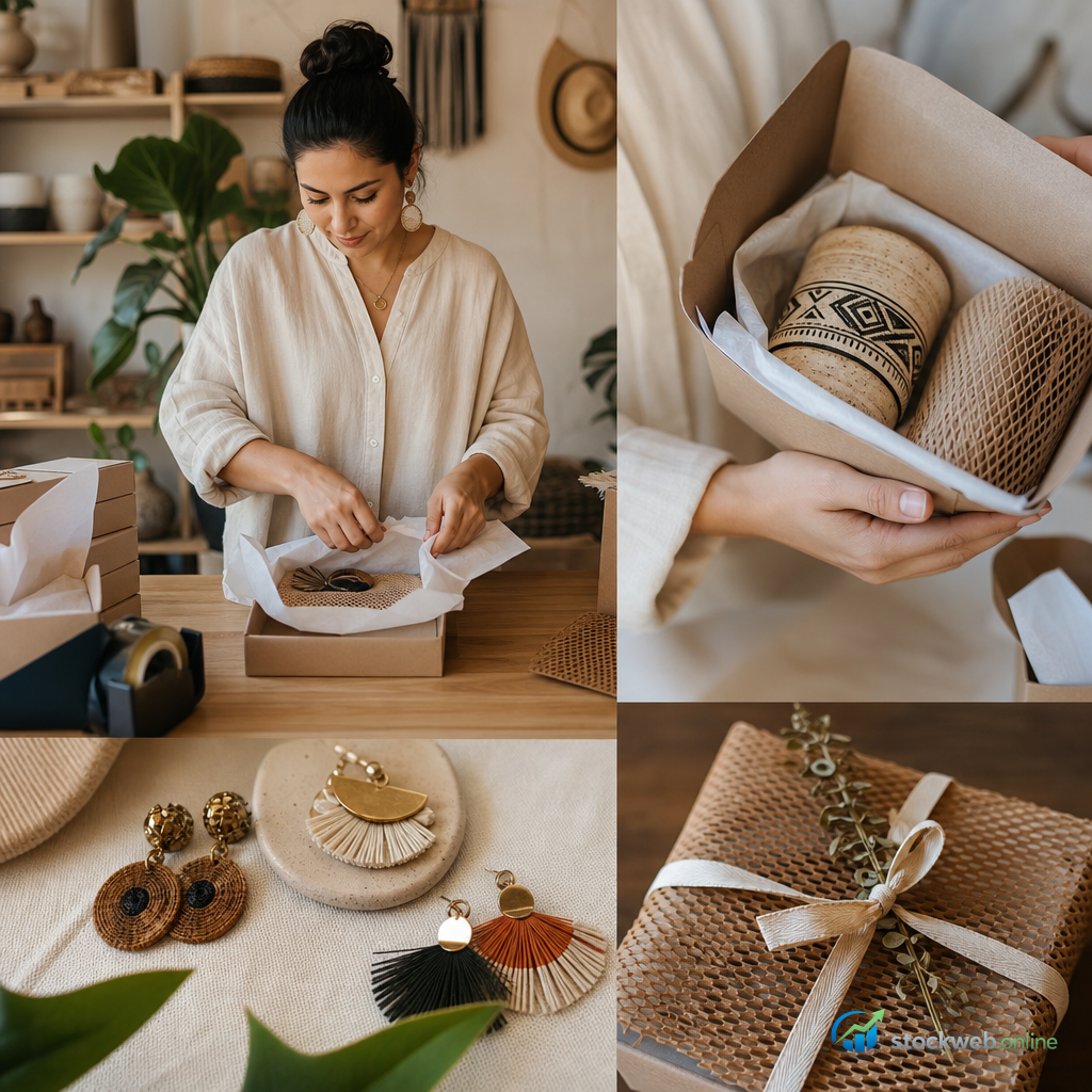 Imagen IA para marketplace de artesanias modernas
