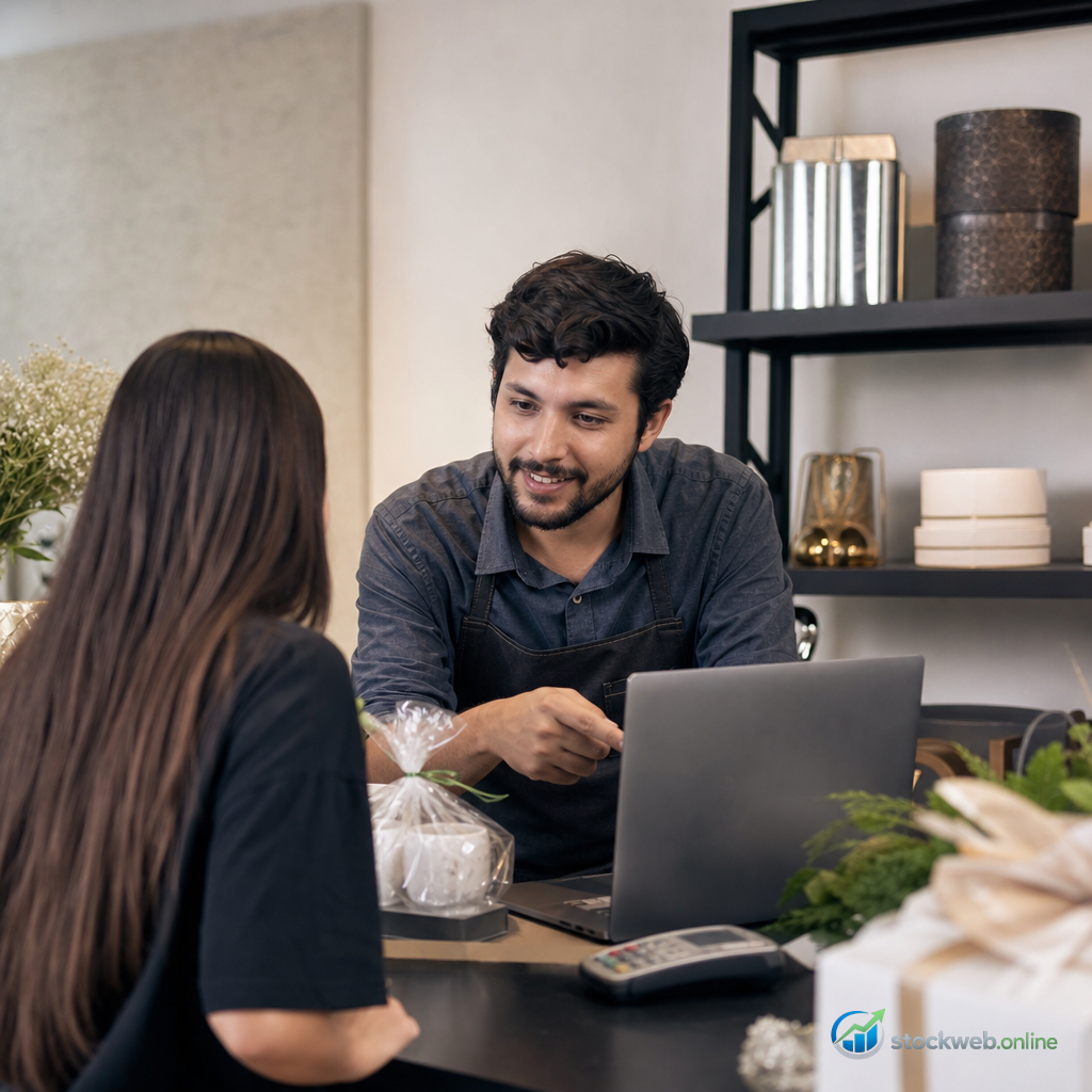 Imagen IA para negocio local profesional en landing page de conversion