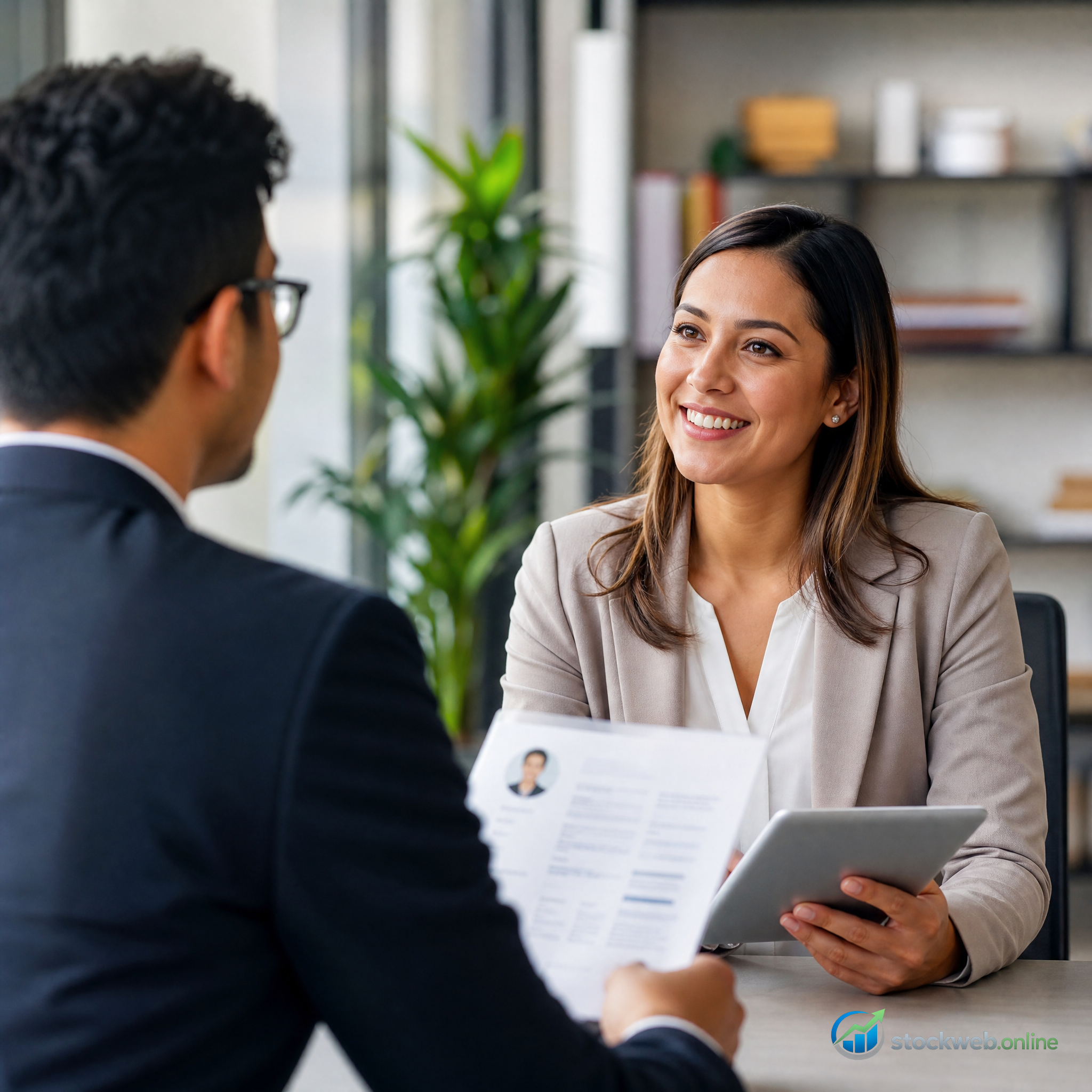 Imagen ultra HD para entrevista de recursos humanos