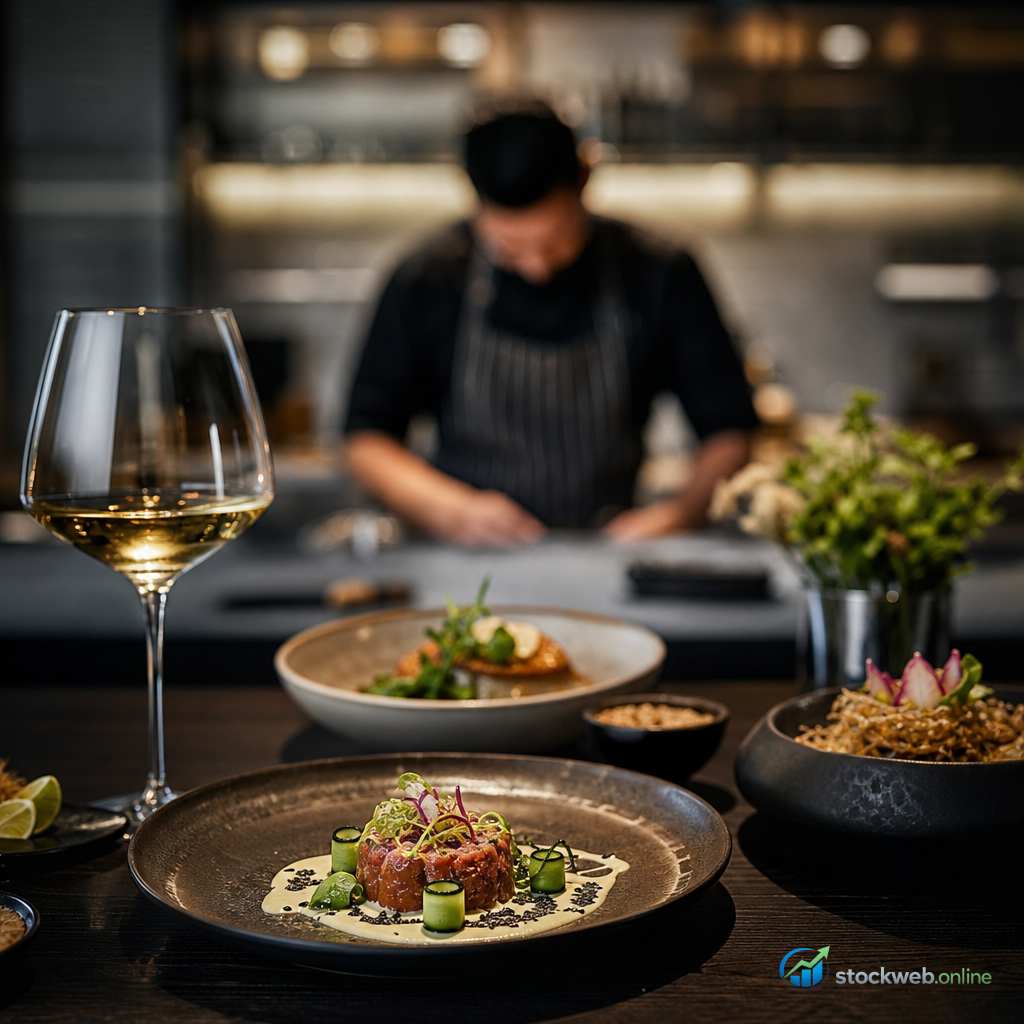 Imagen IA para cocina de autor y reservaciones