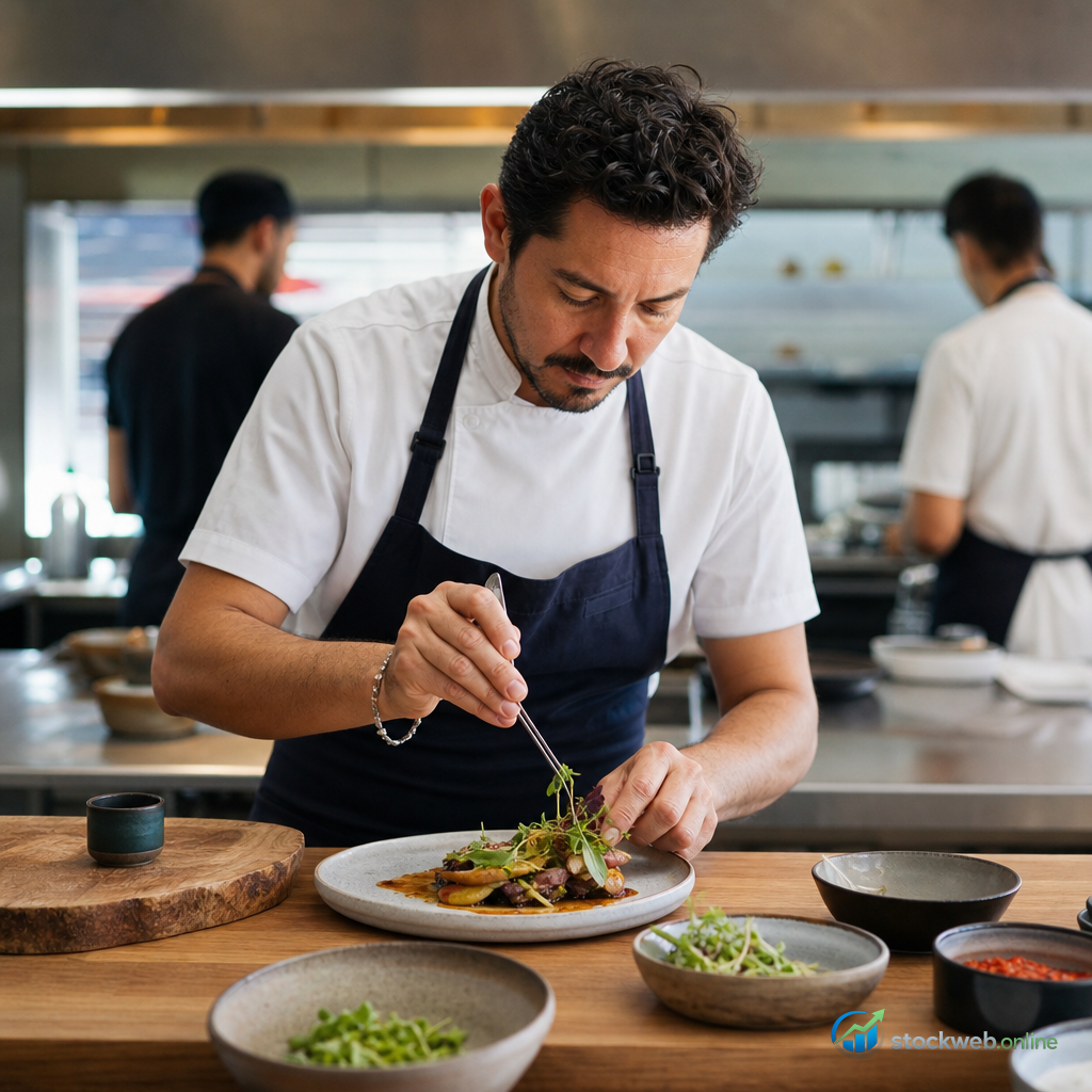 Imagen IA para restaurante contemporaneo en seccion de beneficios 054