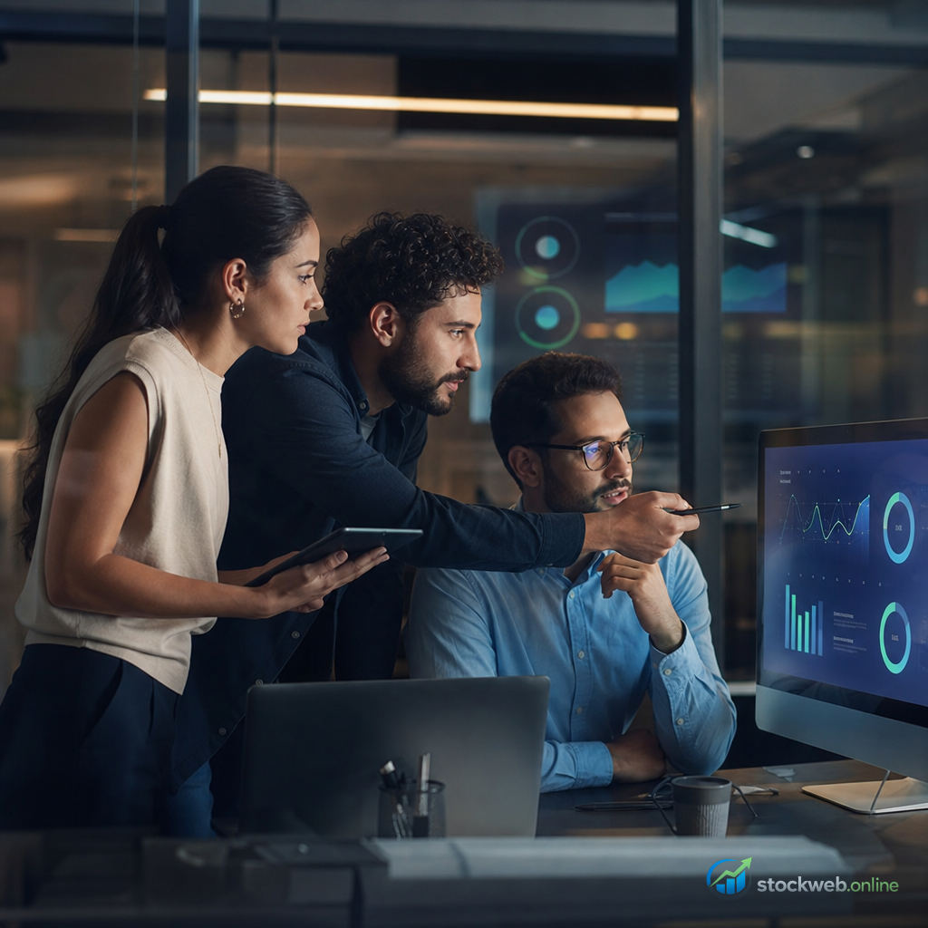 Imagen IA para software SaaS en banner de servicio 117