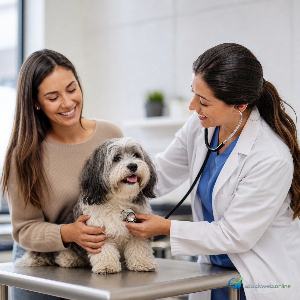 Imagen IA para veterinaria de cuidado preventivo