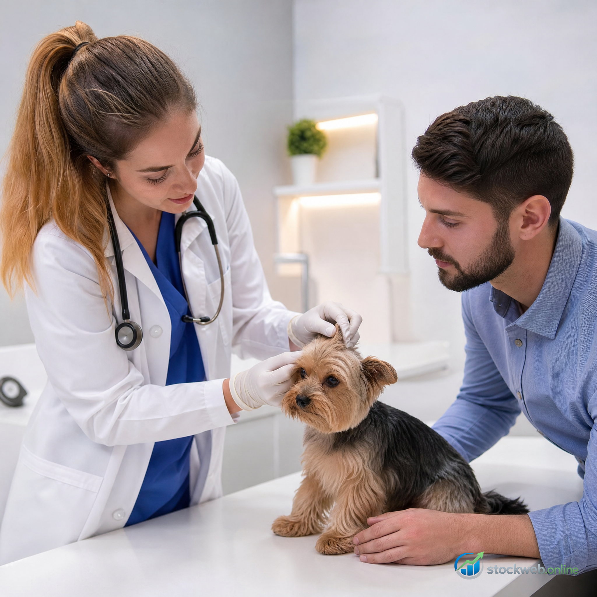Imagen ultra HD para veterinaria con revision preventiva