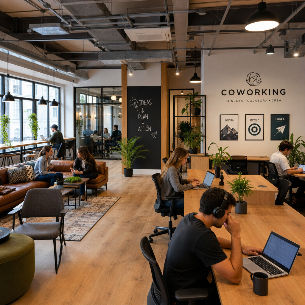 Oficina corporativa de coworking