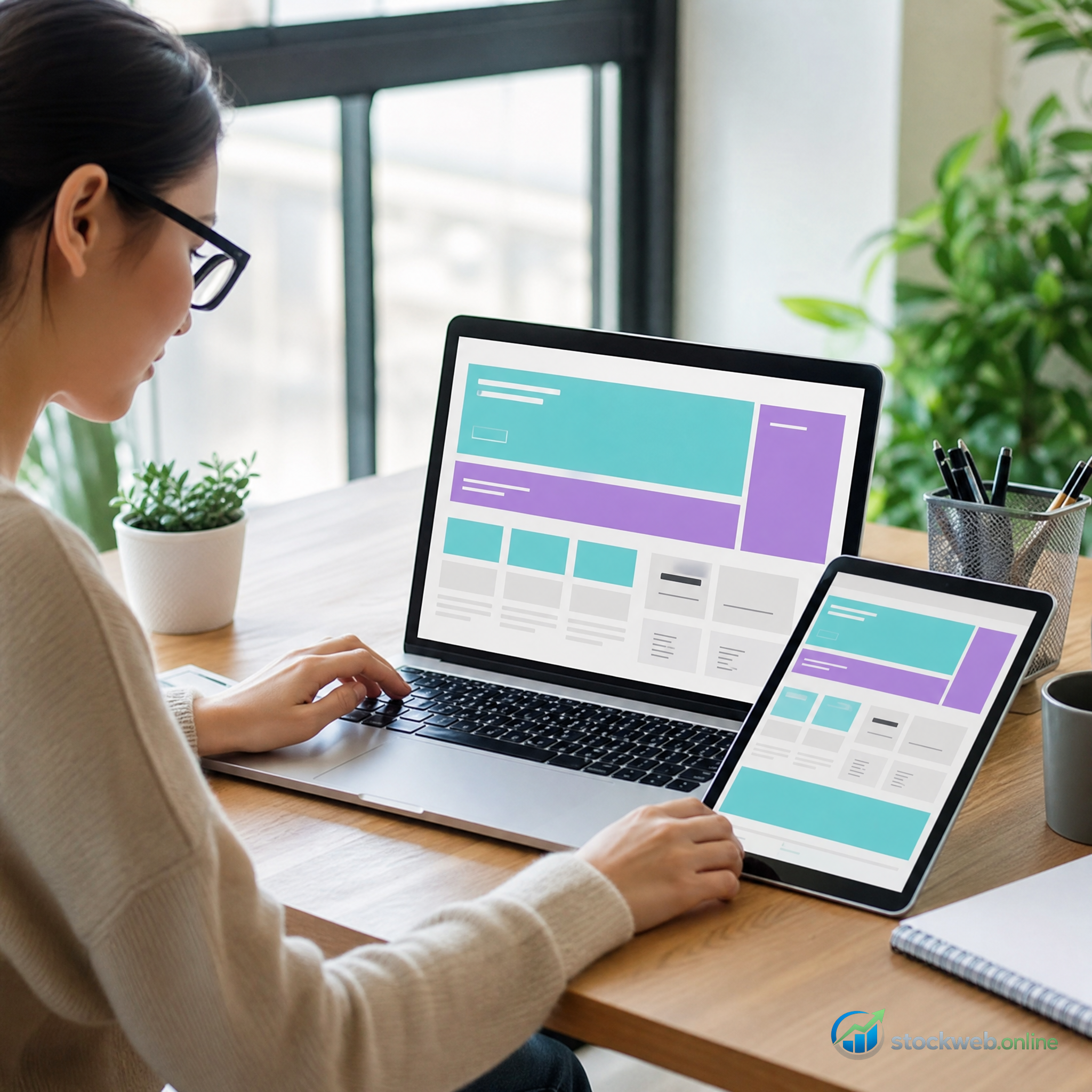 Imagen ultra HD para diseno web con prototipo responsive